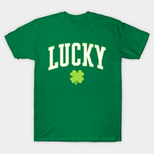 Lucky Shamrock Clover St Patricks Day T-Shirt